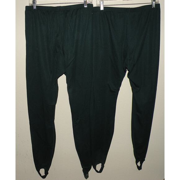 Lot 2 Simms Polartec Mens XL Base Layer Stretch Waist Stirrup Pant Green Fishing - Picture 3 of 3